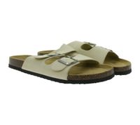 klassische Pantoletten Damen und Herren Sommer-Latschen mit Schnallen 956650 Beige