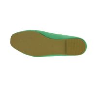 Comfortable women's loafers with cushioned insole, faux leather slip-on shoes, 957050 Opal Green