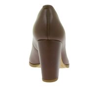 Clarks Kaylin Cara Damen High-Heels Abend-Schuhe mit Absatz Echtleder-Schuhe Slip-On Pumps 26167441 Cognac-Braun