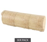 Lot de 3 blocs nettoyants pour cheminées et poêles Hellfire - 1,1 kg - Réf. EU-60UH-1005-SSC4 - Marron