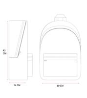 Sac à dos enfant VADOBAG, motif Avengers, sac de jour, sac à dos pour la maternelle, 18 L, 202-3612, gris