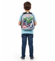 Sac à dos enfant VADOBAG, motif Avengers avec Hulk et Captain America, sac à dos de jour, sac à dos pour la maternelle, 5 L, 202-3999, gris