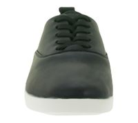 Fashionable Clarks AceLite Lo Women's Genuine Leather Shoes with Removable Insole, Slip-on or Lace-up Shoes, Black or Navy
