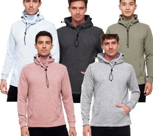 Sweat à capuche tendance pour homme avec masque intégré. Sweat à capuche 19139 Gris foncé, Gris clair, Bleu, Kaki ou Rouge