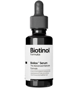 Biotinol Haarserum für dickeres kräftigeres Haar Klinisch getestete Minoxidil-Alternative Haar-Pflege Tierversuchsfrei 30 ml Schwarz/Weiß