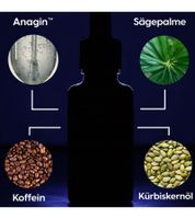 Biotinol Haarserum für dickeres kräftigeres Haar gegen Haarausfall Klinisch getestete Minoxidil-Alternative Haar-Pflege Tierversuchsfrei 30 ml Schwarz/Weiß