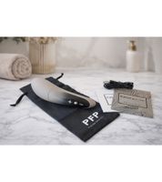 AMIS AMORE PulseFace Pro – Electric Waterproof Facial Massager with Patented Technology, Gray/Silver