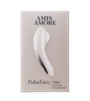 AMIS AMORE PulseFace Pro – Masseur facial électrique étanche avec technologie brevetée, Gris/Argent