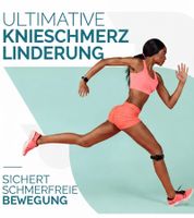 Ginocchiera RUN FOREVER SPORTS con fascia rotulea, nera