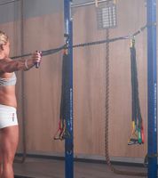 2 pares de bandas Crossover Symmetry para entrenamiento de hombros, fitness, color negro.