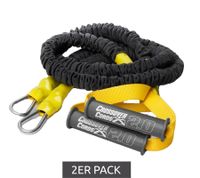 Elastic 2-Pack CROSSOVER SYMMETRY Resistance Bands for Shoulders, Training Bands, Cable Bands, Black/Yellow
