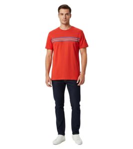 Protective REGATTA Ravia T-Shirt for Men, Cotton Shirt with Sun Protection UPF 30+ RMT312-9G3 Red