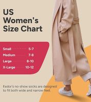 8 Pairs of eedor Women's Flat Ankle Socks, Invisible Non-Slip Cotton Socks, Size: L / EU 39-41, Sneaker Socks, Beige, White, Black, Heather Gray