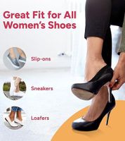 8 Pairs of eedor Women's Flat Ankle Socks, Invisible Non-Slip Cotton Socks, Size: L / EU 39-41, Sneaker Socks, Beige, White, Black, Heather Gray