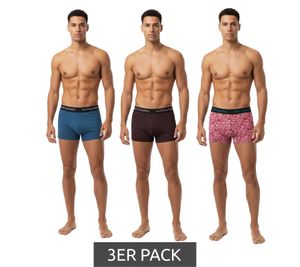 3-Pack SCOTCH & SODA Men's Boxer Shorts with Cotton Stretch Underwear SSSP25M166645-433 Blue/Black/Red