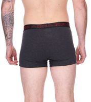 10-Pack Kappa Men's Boxer Shorts with Brand Logo and Lettering 351K1JW ADK Dark Gray/Light Gray/Red