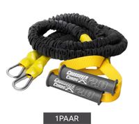 Elastische 1 Paar CROSSOVER SYMMETRY Widerstandsbänder für die Schulter Trainingsbänder Seilbänder Schwarz/Gelb oder Schwarz/Grün