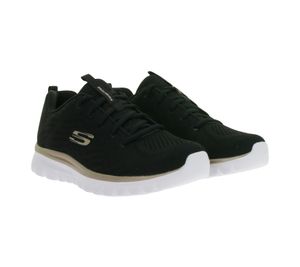 Baskets basses SKECHERS Graceful pour femme avec semelle à mémoire de forme et logo métallique