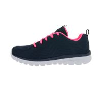 Baskets basses SKECHERS Graceful pour femme, avec semelle intérieure à mémoire de forme et logo métallisé