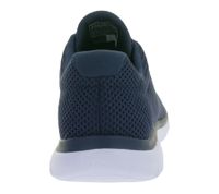 Baskets Skechers Summits pour femme, confortables et pratiques, avec semelle intérieure à mémoire de forme, coloris bleu/blanc, référence 12985-NVLB