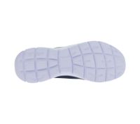 Baskets Skechers Summits pour femme, confortables et pratiques, avec semelle intérieure à mémoire de forme, coloris bleu/blanc, référence 12985-NVLB