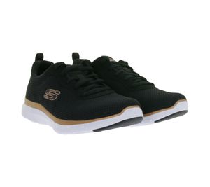 Baskets basses Skechers Flex Appeal 4.0 pour femme avec semelle intérieure Air-Cooled Memory Foam et logo Skechers