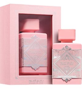 Lattafa BADE'E AL OUD Noble Blush Eau de Parfum da donna 100 ml Rosa, Romantico-Orientale
