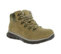 Bottines Skechers Synergy Plaid Mood pour femme, imperméables, avec semelle intérieure Warm Tech Memory Foam et revêtement Scotchgard™ - Marron 167939-CSNT