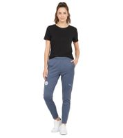 nachhaltige PUMA Manchester City Damen Fitness-Hose mit Drycell-Technologie Freizeit-Jogger Jogging-Hose 701231132 001 Blau