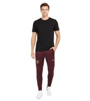 Pantaloni da fitness da uomo PUMA Manchester City sostenibili con tecnologia DryCELL, pantaloni da jogging casual, pantaloni da jogging 701235040 001 Rosso Bordeaux