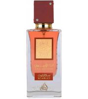 Lattafa Ana Abiyedh Scarlet Eau de Parfum: Cereza Jugosa Combinada con Pimienta Rosa Especiada, Perfume Corporal en Rojo, 60 ml