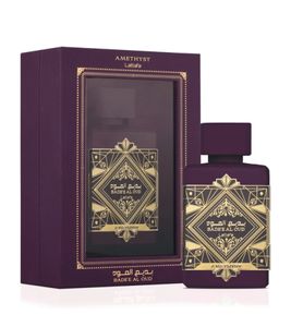 Eau de Parfum Orientale-Floreale Lattafa Badee Al Oud Amethyst 100 ml - Unisex con Rosa, Oud e Vaniglia e Lillà