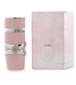 Lattafa Yara Eau de Parfum da donna, profumo corpo floreale-dolce con vaniglia cremosa, 100 ml Rosa