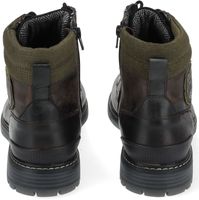 Cómodos botines Pantofola d'Oro de piel auténtica con cordones para hombre 10233053, negro o marrón