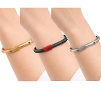 Modern Calvin Klein Women's Stainless Steel Bracelet with Lobster Clasp - Bracelet, Wrist Jewelry - Silver, Black, or Gold