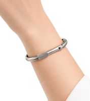 Modern Calvin Klein Women's Stainless Steel Bracelet with Lobster Clasp - Bracelet, Wrist Jewelry - Silver, Black, or Gold