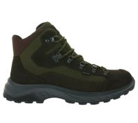 wasserdichte GARSPORT Averau MID Herren Wander-Schuhe mit Vibram Mountain Wave Sohle Trekking-Schuhe Outdoor-Stiefel Echtleder GDT1030024 Schwarz/Grün oder Braun