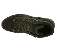 wasserdichte GARSPORT Averau MID Herren Wander-Schuhe mit Vibram Mountain Wave Sohle Trekking-Schuhe Outdoor-Stiefel Echtleder GDT1030024 Schwarz/Grün oder Braun