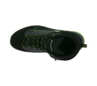 wasserdichte GARSPORT Averau MID Herren Wander-Schuhe mit Vibram Mountain Wave Sohle Trekking-Schuhe Outdoor-Stiefel Echtleder GDT1030024 Schwarz/Grün oder Braun