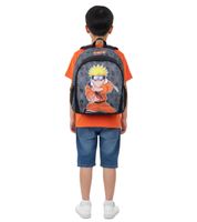 Zaino VADOBAG per bambini con design Naruto - Zaino giornaliero, Zaino per l'asilo, 7L, 135-406, Grigio/Nero
