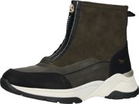 High-quality MUSTANG women's winter ankle boots with zipper, 1438-501, green or white