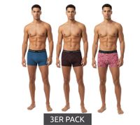 Confezione da 3 boxer da uomo SCOTCH & SODA con slip in cotone elasticizzato SSSP25M166645 Blu, Multicolore, Nero, Rosso