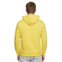 Bequemer Kapuzen-Pullover für Herren in Regular Fit-Passform Hoodie Sweater 19161 Grau, Gelb oder Braun