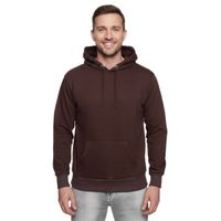 Bequemer Kapuzen-Pullover für Herren in Regular Fit-Passform Hoodie Sweater 19161 Grau, Gelb oder Braun