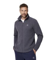 MAUI SPORTS Men's Fleece Jacket, Leisure Jacket, Loungewear, Oeko-Tex Standard 100 Certified, 9088777, Gray