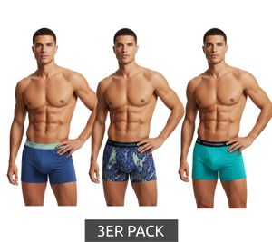3-Pack SCOTCH & SODA Men's Boxer Shorts with Active Stretch Technology Underwear SSSP25M159382-422 Blue/Multicolor