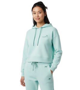 Casual KangaROOS Women's Hoodie, Cotton Pullover, Mint Green