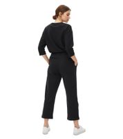Comfortable KangaROOS Women's Jogging Pants with Side Pockets, Culotte Cotton Trousers 7632891 Black