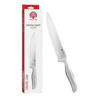 SCHULTE-UFER Pro Series 19cm Stainless Steel Carving Knife - Kitchen Knife for Precise Cutting of Meat & Poultry 1101204 Silver