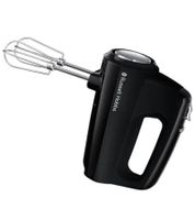 Batteur électrique Russell Hobbs avec plusieurs vitesses et fonction turbo, accessoire indispensable en cuisine, accessoires compatibles lave-vaisselle, 350 W, 24672-56, Noir